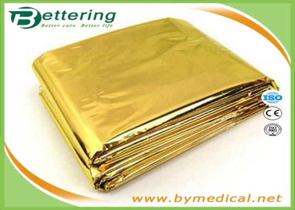 Buy cheap High Quality Waterproof Outdoor Emergency Survival Foil Thermal First Aid Rescue Blanket 160x210cm Golden/Silver colour from wholesalers