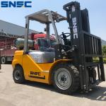 Japan Nissan Engine FL30 Dual Fuel Forklift with Gasoline and Load Center 500mm