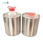 Round Metal 1L Tin Can Logo Printed For Motor Engine Oil