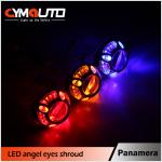 Super Bright Headlight Shrouds 3 Inch Bi Xenon Projector Lens Shrouds