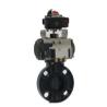 Buy cheap Pneumatic Control WCB Butterfly Valve DN15 - DN600 Auto Sealed Oil Media from wholesalers