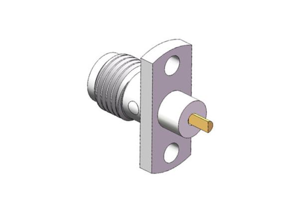 Buy cheap 4 Holes Flange Mount 18GHz Female SMA Coax Connector from wholesalers