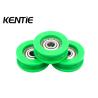 Buy cheap 626ZZ 6x31x11.5mm Ball Bearing Pulley / U Type Green Sliding Door Roller Wheels from wholesalers
