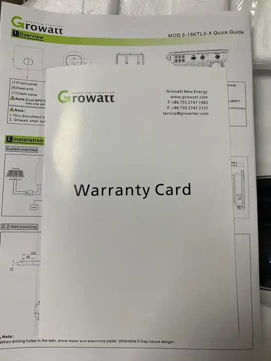 380V 440V Solar Inverter New Arrival Good Price Growatt 50Kw Solar Inverter Growatt 3 Phase 60Kw Off Grid Inverter