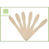 Buy cheap 114Mm Round Edge Ice Cream Wooden Sticks With Logo , 93mm Flat Edge Lollipop Sticks from wholesalers