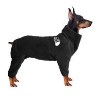 Buy cheap Zoopollo The Dog Face Fleece Warm Dog Coats With Legs Black Red product