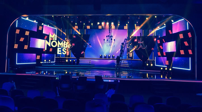 Flexible Changeable P3.91 Stage Led Screen Rental Indoor