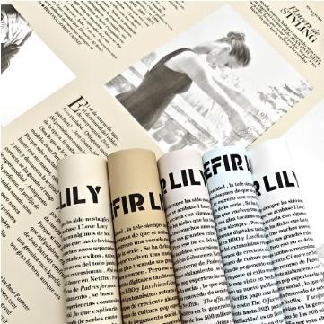 Waterproof Retro English Newspaper Flower Wrapping Paper in 57*57cm Size for