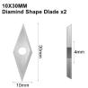 Buy cheap 8pcs Tungsten Carbide Cutter Inserts For Wood Lathe Turning Tools from wholesalers