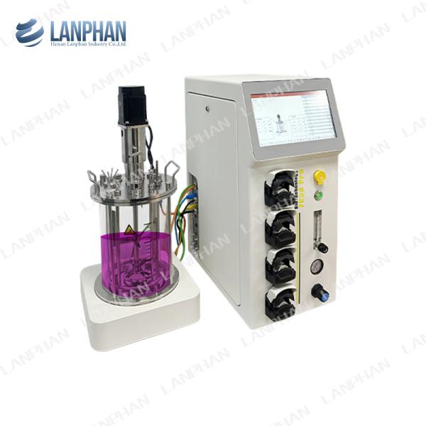 0.25L-15L Glass Bioreactor plant Bioreactor Laboratory Bioreactor Equipment For