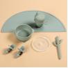 Buy cheap Silicone Baby 240 deg Suction Feeding Set With Plate Bowl Cutlery Placemat from wholesalers