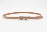 Women 'S PU Leather Belts / Skinny Casual Jean Belt With Metal Buckle