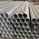 12M Welded Steel Pipe Cold Rolled / Hot Rolled Galvanized Round Tubing DD51D+Z