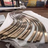 Buy cheap professional customized stainless steel round tube handle,square pipe handle product
