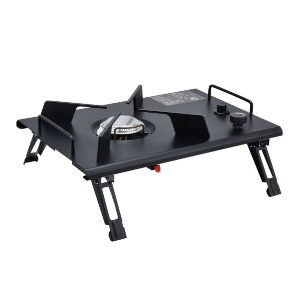 Buy cheap Portable Charcoal BBQ Grill 2 Side Shelves and Customized Outdoor BBQ Equipment for OEM ODM from wholesalers