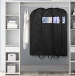 KIMBORA 43" SUIT BAGS FOR CLOSET STORAGE AND TRAVEL, GUSSETED HANGING GARMENT