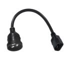 240V 3 Prong IEC 320 C14 Electric Power Cord For Smooth TV Connection In