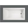 Buy cheap cUPC 60 inch drop in acrylic simple bathtub North-America market tub from wholesalers