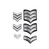 Buy cheap Zinc Alloy Flag Custom Metal Logo Badges CMYK Printing from wholesalers