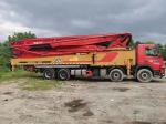 44000kgs Semi-Dry Shotcrete Concrete Boom Pump 62m Used Pump Truck Heavy