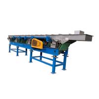 Buy cheap 600mm*8000mm Stainless Steel Leaf Spring Eccentric Vibratory Conveyor For Salt product