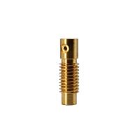 Buy cheap 2 Teeth Small Brass Worm Gear 12.6mm Outside Diameter RoHS Certification product