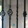 Buy cheap Stair railing iron balusters single basket iron hollow tube square Metal Fence Posts from wholesalers