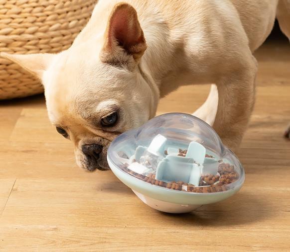 Buy cheap Interactive Tumbler Dog Treat Ball, Dog Leaky Food Dispensing Toy Puzzle Ball,The interactive cat feeder from wholesalers