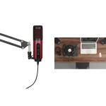 USB2.0 XLR Condenser Microphone Broadcasting KTV Karaoke RGB Gaming Mic