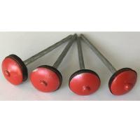 Buy cheap Red Head Roofing Nails With Plastic Washer High Strength Galvanized Roofing product