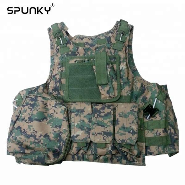 Buy cheap Tactical Paintball Hunting Military Combat Vest Airsoft Gear Adjustable Wear Resist from wholesalers