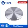 Buy cheap Class 600 ASME B16.5 Flange Carbon Steel and Stainless Steel Blind Flanges RF NPS 1/2 To 24 For Oil And Gas Pipelines from wholesalers