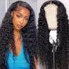 Buy cheap Glueless Customized Human Hair Wigs Kinky Curl Texture Pre plucked from wholesalers