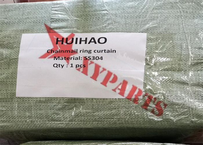 Brass Copper 7mm Stainless Steel Chain Mail Ring Mesh Curtain With Welded Type
