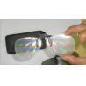 Buy cheap 2016 TOP New clip on plastic fireworks glasses, rainbow glasses, diffraction glasses for near-sighted person from wholesalers