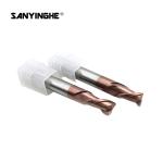 2 Flute Solid Carbide Milling Cutter HRC55 Tungsten Steel Cnc End Mill For Steel