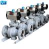 Buy cheap BS5351 2" Pneumatic Flanged Ball Valve Class 600 BS 5351 Ball Valve With Limit Switch Box from wholesalers
