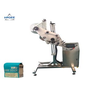 Automatic Sticker Labeling Machine For 2ml 5ml Amber Glass Bottle Plastic Tin