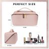 Buy cheap Multifunctional Large Capacity Travel Makeup Bag Flat Large Opening from wholesalers