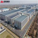 Large Space Steel Frame Structure Building , Prefabricated Commercial Steel