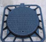 EN124 Cast Iron Round Drain Cover Black Color Surface Finised Anti Frozen
