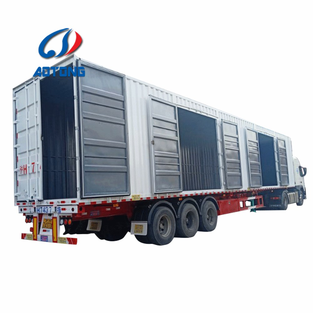 50Ton Leaf Spring Fence Cargo Transport Semi Trailer /Kin Pin 2''/3.5'' Bolt Type