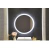 Buy cheap Aluminum Frameless Hexagon Led Intelligent Natural Warm Wall Mounted Smart Anti-fog Touch Screen Bathroom Mirror from wholesalers