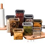 Kitchen Bulk Sealed Food Spice Household Storage Container PET Plastic ODM