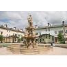 Buy cheap Outdoor Decoration White Marble Stone Water Fountain from wholesalers