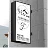 Buy cheap Luminous Round Advertising LED Light Box Outdoor Aluminum Acrylic For Shops from wholesalers