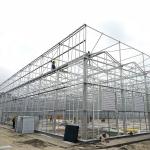 8mm Float Glass Venlo Glass Greenhouse Hydroponic System Double Layer