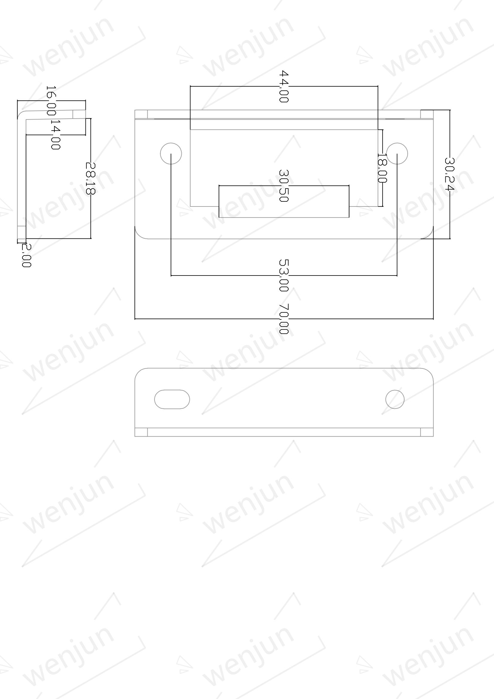 OBD2 Bracket For Female Connector Assembled Used For Kia Interface