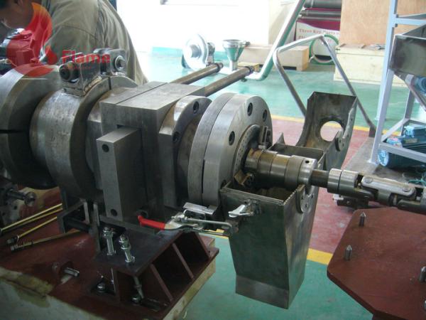 Buy cheap Hot Cutting Plastic Pelletizing Machine / Alloy Steel Twin Screw Plastic Extruder PVC from wholesalers
