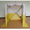 Buy cheap 200*200*200MM Outdoor Dual-Color Waterproof PU Coated 200D Polyester Oxford Foldable Fibergalss Pop Up Work Tents from wholesalers